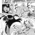 【エロ漫画】男子生徒たちに輪姦されちゃう巨乳JK…処女喪失のハメ撮りアナルファックで淫乱堕ちしちゃう 【くりつよしひろ：まるっと観察♡淫交教室】